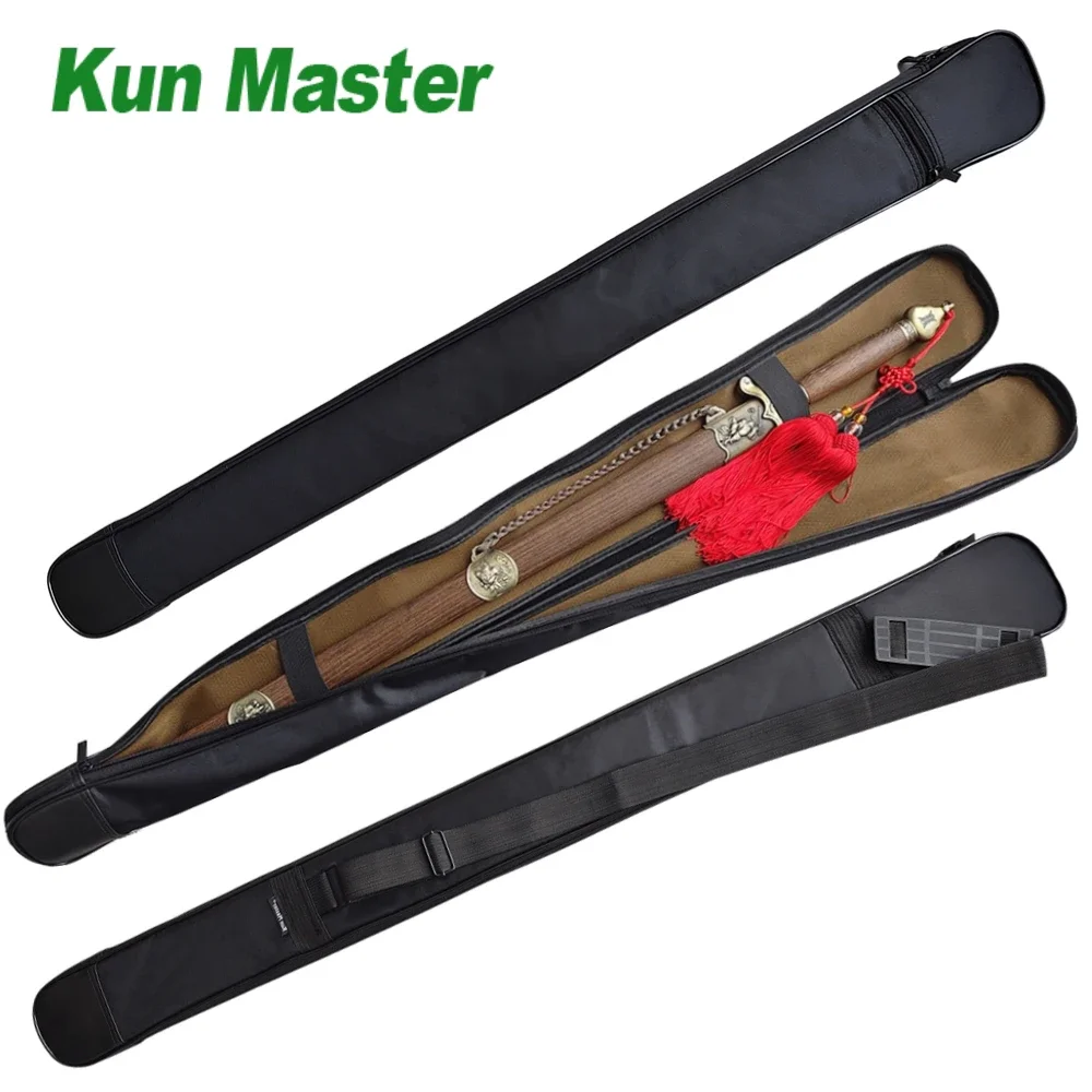 

1.1 Meter Sword Bag 43in Packed one Sword Waterproof Bag For Stick Knife Katana Kendo Holder Carry Case Tai Chi Bag Shoulder Bag