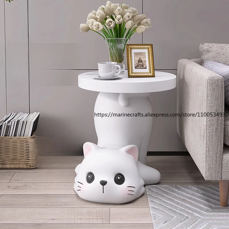 

Cute Cat Living Room Large Floor-To-Ceiling Home Decor TV Cabinet Sofa