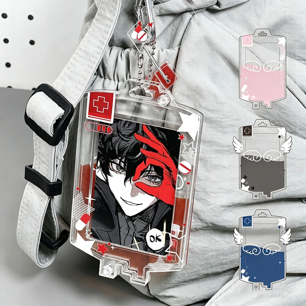 3 Inch Infusion Bag Series Acrylic Photo Display Case Dark Alternative Card Frame for Anime Kpop Itabag Hanging Layout Decor