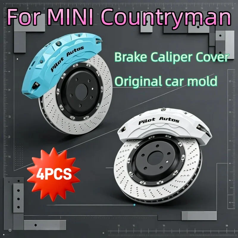 For MINI Countryman R60 F60 U25 Car Brake Caliper Cover Aluminum Alloy Fit One Cooper Cooper S JCW ALL4 PHEV EV SUV