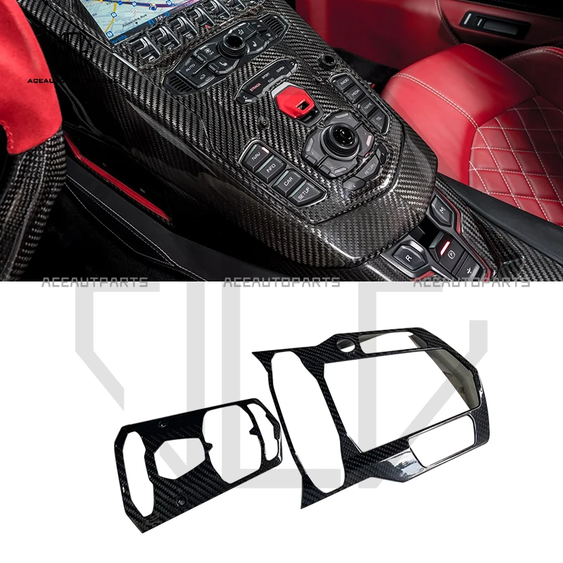 

High Fitment Carbon Fiber Center Console Panel For Lamborghini Aventador LP700 LP720 LP750