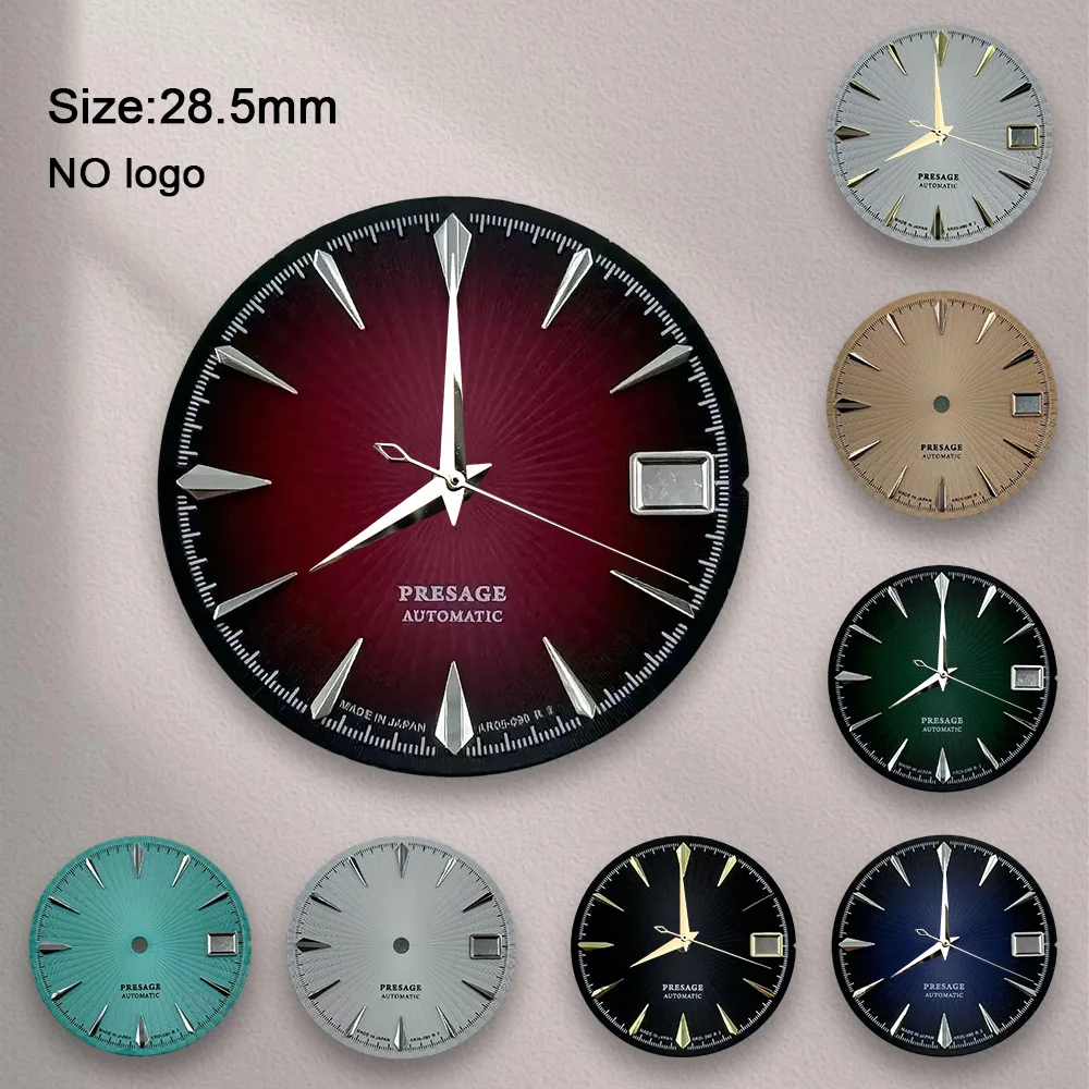 No Logo 28.5mm Cocktail Dial For NH35 Movement No Luminous Watch Dials Hands Watch Modification Repair Tools