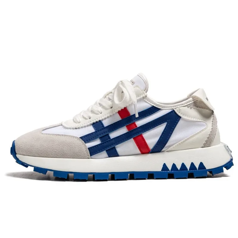 البوب أحذية رياضية أحذية رجالي بلون موضة الأبيض أحذية رياضية غير رسمية للرجال منصة عدم الانزلاق احذية الجري Zapatillas De Dep