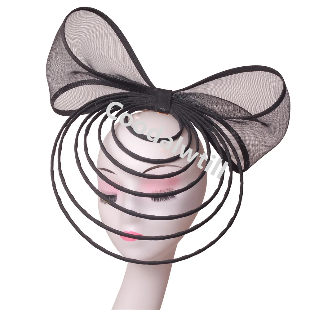 

Derby Hair Fascinator Amazing Women Church Hat Bow Feather Fascinators Hats For Ladies Femme Party Kentucky Hair Accessories