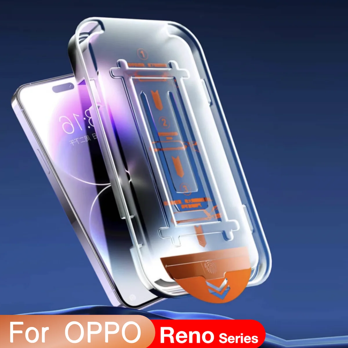 

Защита экрана из закаленного стекла для OPPO Reno 8 8z 7se 7 7z 6 5 5k 5z 4 3 2 2f z ACE Pro Plus, легкая установка, автоматическое удаление пыли
