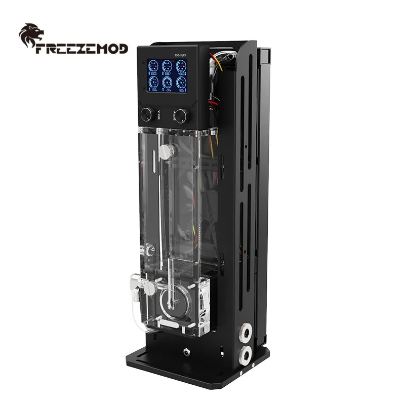FREEZEMOD SLMZ-LS-360C Personal Silent Edition CPU Water Cooler, 360mm Radiator with Auto/Manual Speed Control