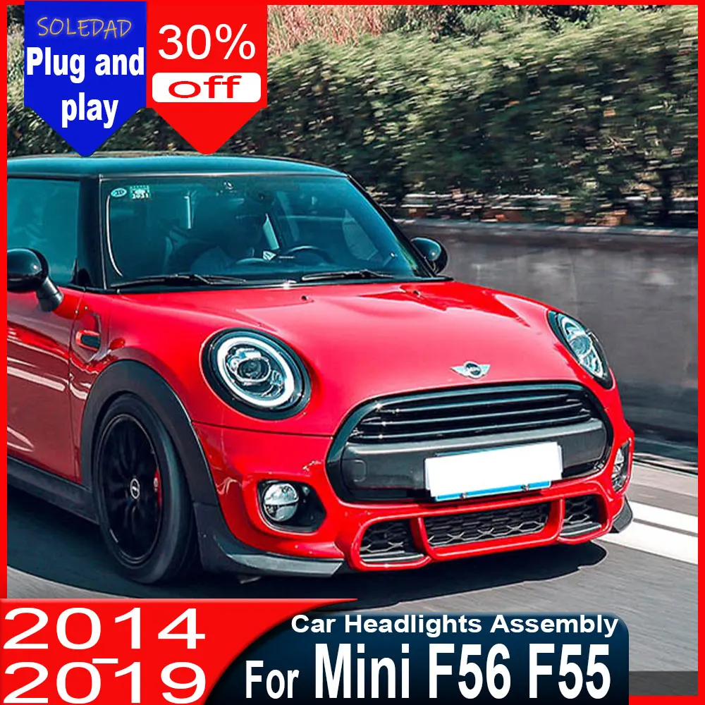 

Car Headlights BMW MINI F55 F56 F57 2014 2015 2016 2017 2018-2021 full LED Upgrade to Premium LED Scoop headlights Assemblies