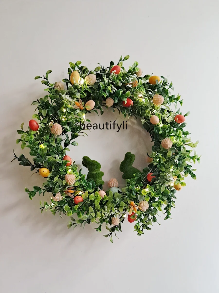 Decorative wreath fresh pastoral decoration garden garden jewelry pure handmade door decoration