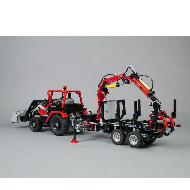 

MOC-119703 New Original Wood Cargo Dump Truck Building Block Model 1091 Parts MOC Creative Boys Children's Birthday Toy Gift