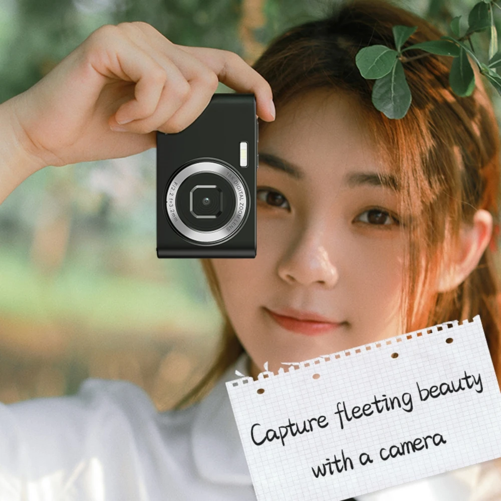 Front Rear Dual Lens 64MP Digital Camera For Selfie 2.8