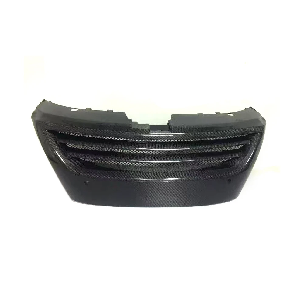 High Heat Resistance Carbon Fiber Front Bumper Upper Grille Grill Black for VW Passat CC 2009-2012