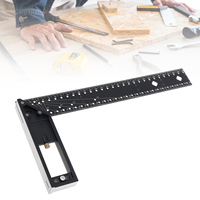 High Precision Laser Engraving Woodworking Square Angle Marking Right Ruler Aluminum Alloy Measuring Ruler