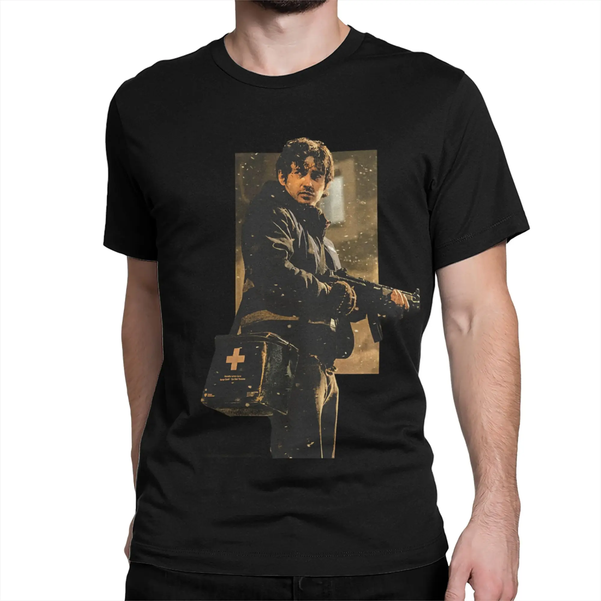 Men T-Shirt 2026 RE Movie Bryan Hodukavich Medical Courier Pure Cotton Tee Shirt Short Sleeve T Shirts Crewneck Clothes Printed