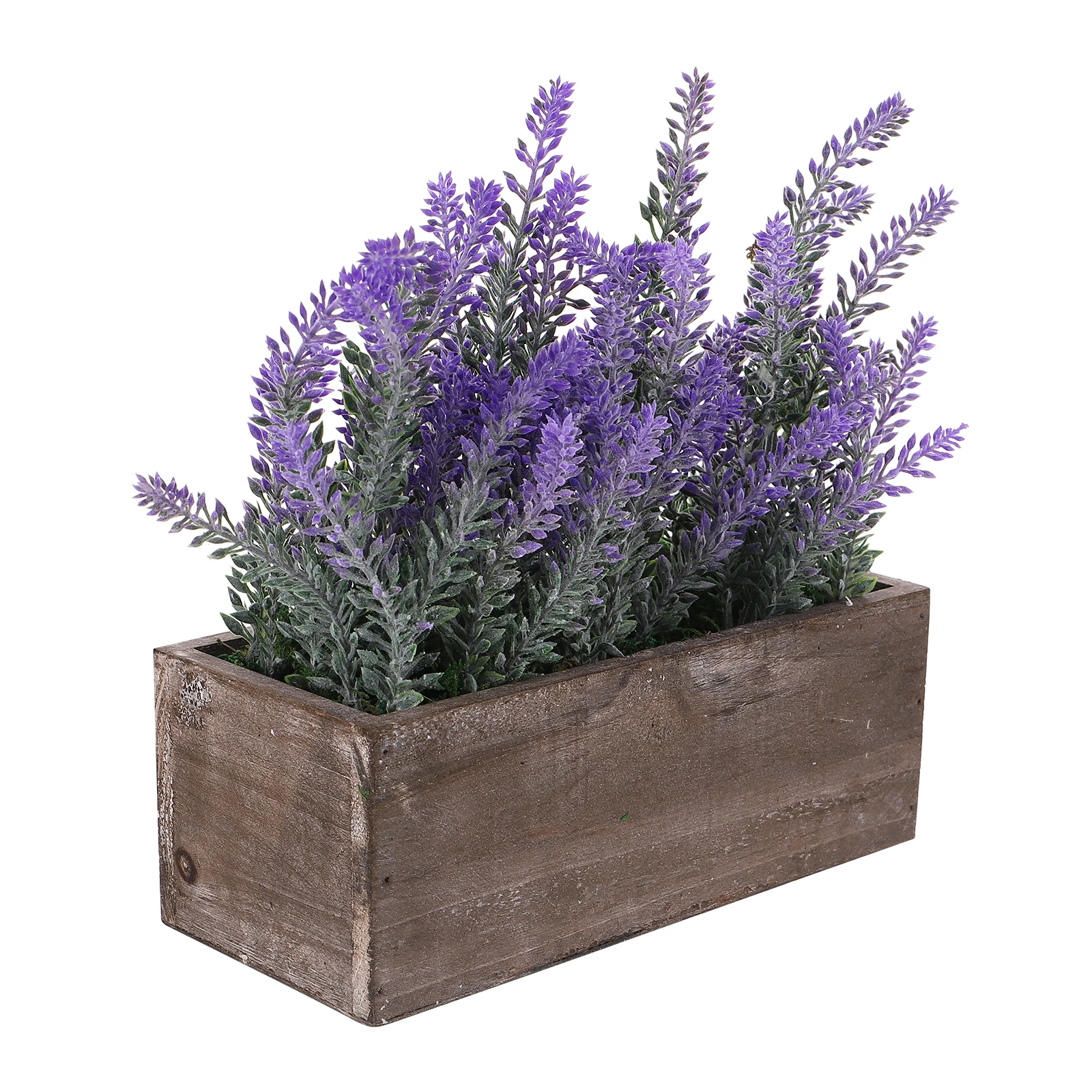 

1pc Simulated Lavender Potted Plant Artificial Bonsai Decor Fake Flower Realistic Small Fragrant Lilac Home Office Study Room