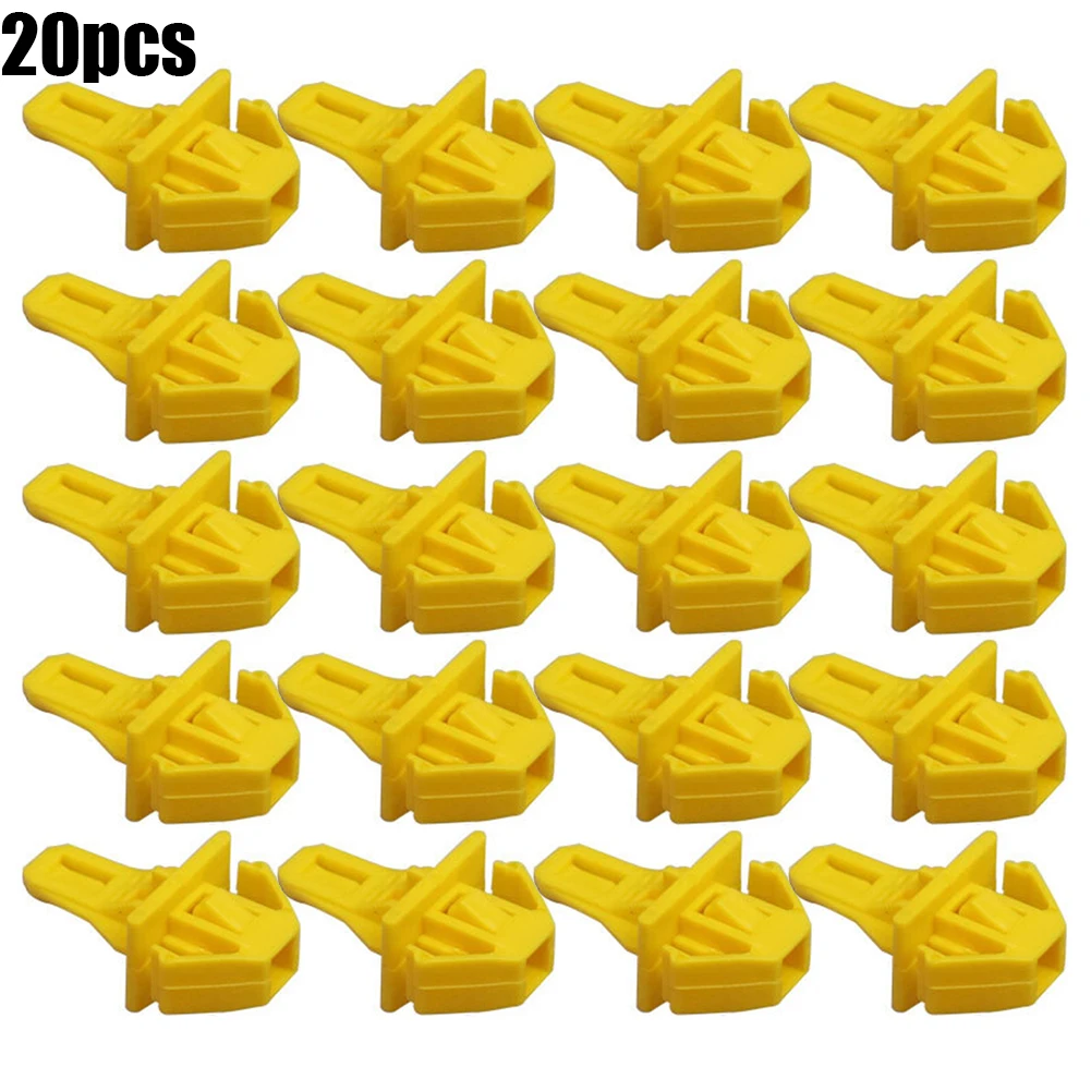 20Pcs Plastic Rivets Fastener Car Radiator Grille Retainer Clips Bumper Moulding Clips For Honda For CR-V 91578-T0A-003 H12