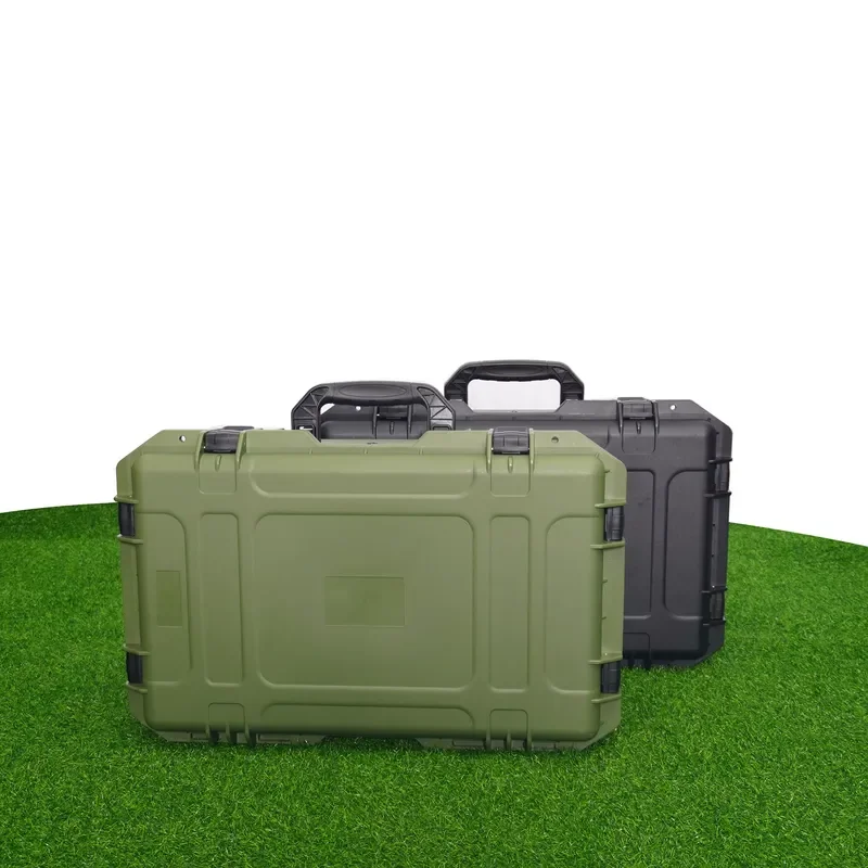 Heavy Duty Plastic Instrument Case with Wheels and Handle Hard Foam Interior Trolley Design for Equipment Storage Portable