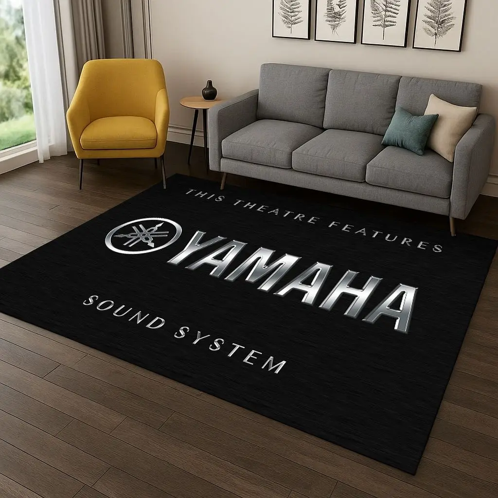Tapis classique Y-Yamaha Moto Sign pour chambre à coucher, salon, canapé, paillasson, décoration de maison, tapis de zone de jeu pour enfants, cadeau de noël antidérapant