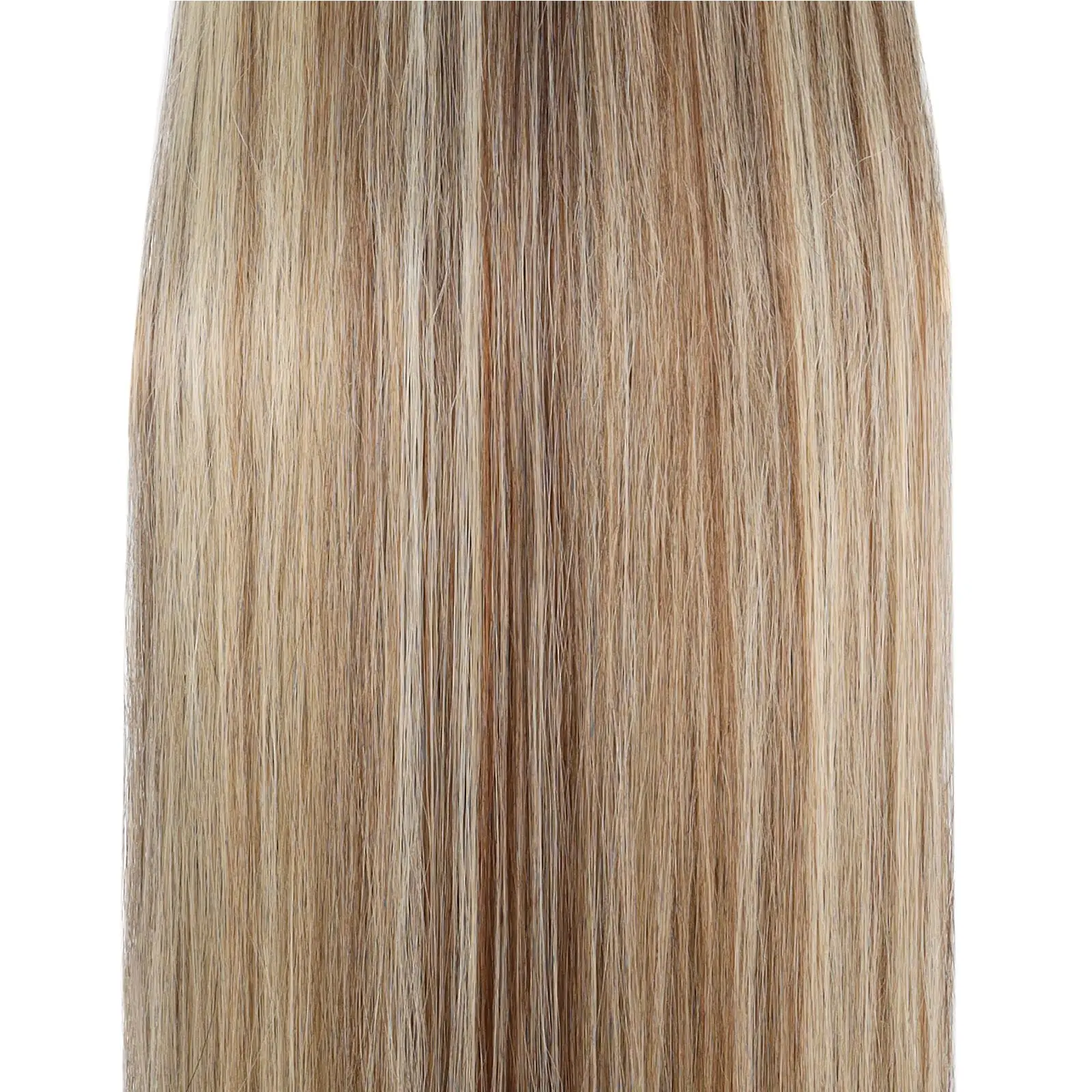 Long Blonde Ponytail 100% Human Hair Extensions Drawstring Straight Clip in 100% Real Hair Extension Ponytail For Women #P8/613