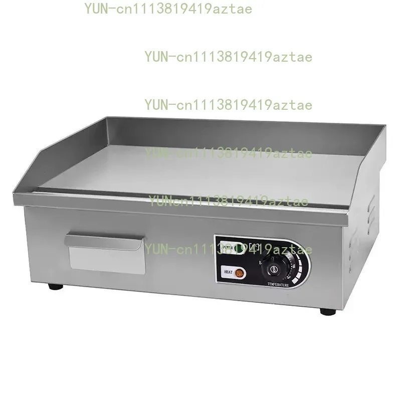 Commercial Electric Flat Griddle Teppanyaki Machine Pancake Fried Cold Noodle Cooking Grill