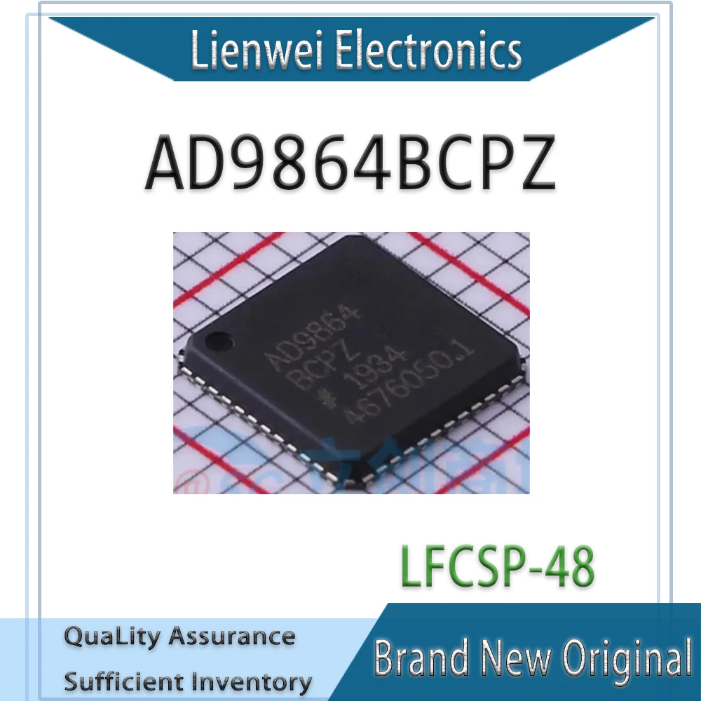 

100% New Original AD9864 AD9864BCPZ IC Chipset LFCSP-48