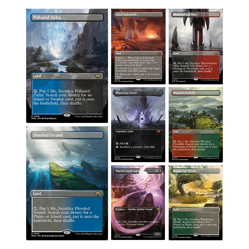 

Diy Magic The Gatherings Storms Trading Card Game Modern Horizons Polluted Delta Flooded Strand Collection Card Toys Gift