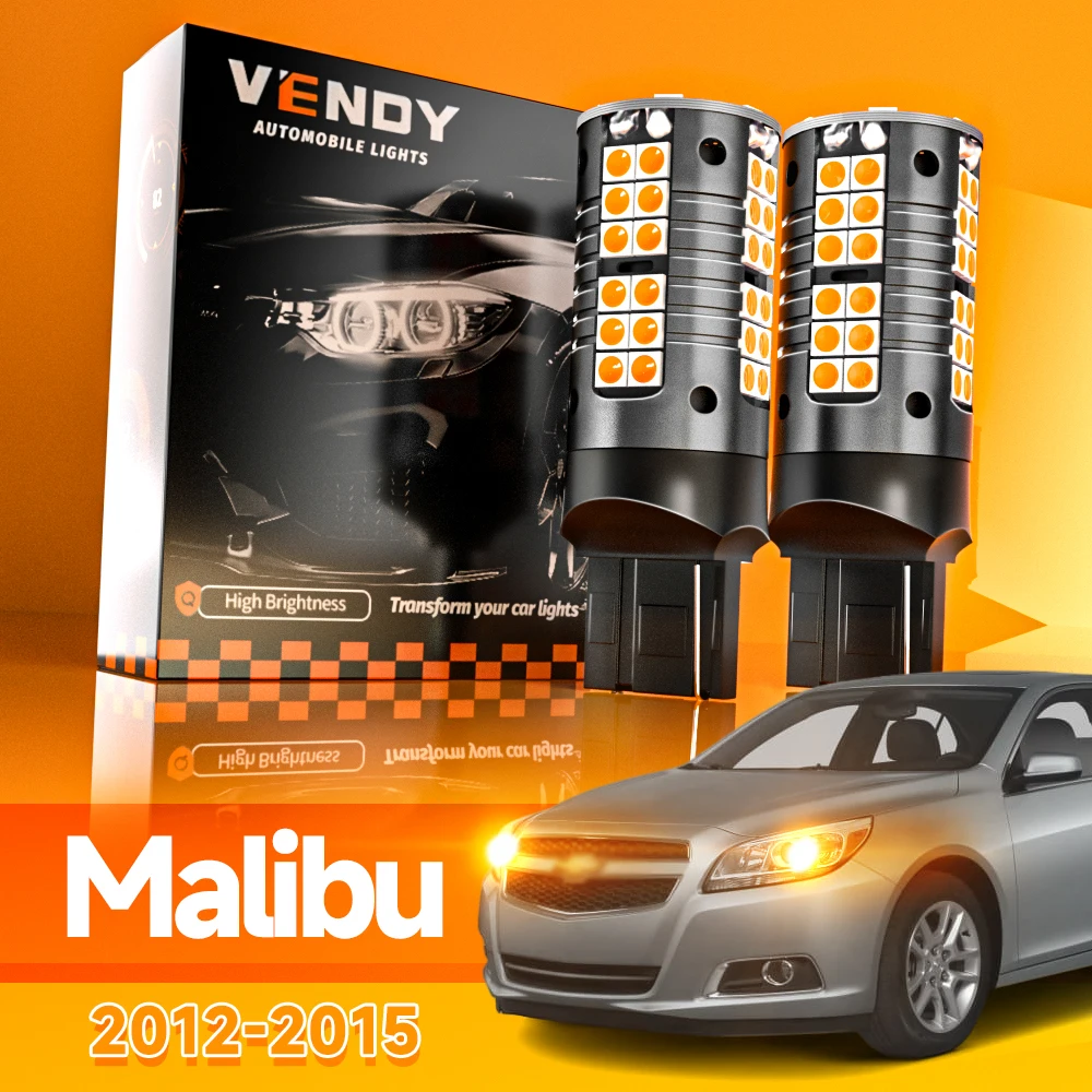 

2pcs For Chevrolet Malibu 2012-2015 LED Turn Signal Light Turning Lamp 2013 2014 Canbus Accessories