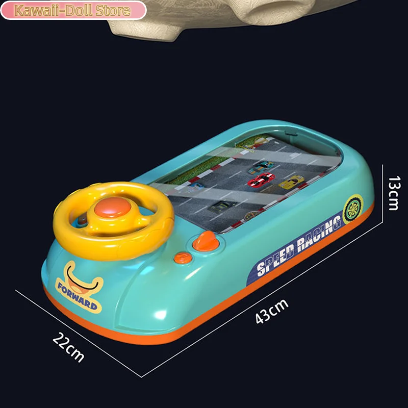 Carro de aventura de corrida volante brinquedo musical simulação interativa brinquedo de corrida simulador de condução para crianças