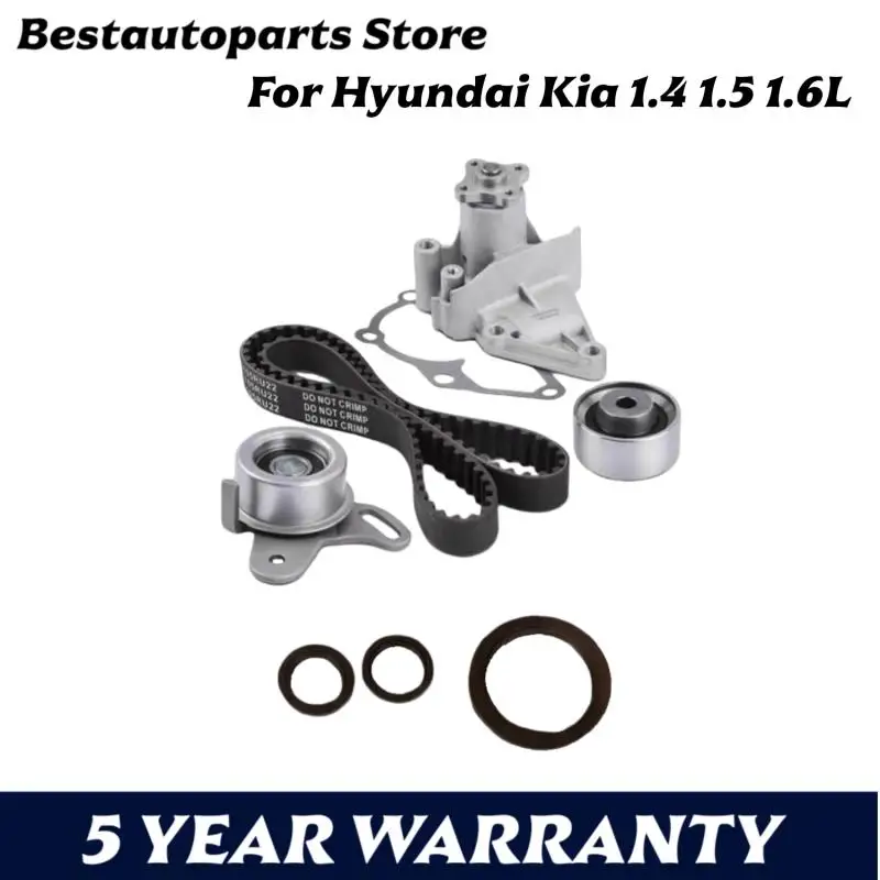 AUTO Parts Timing Belt Kit Water Pump For Hyundai KIA  ACCENT COUPE ELANTRA GETZ MATRIX CERATO RIO 1.4L 1.5L 1.6L GAS CVVT