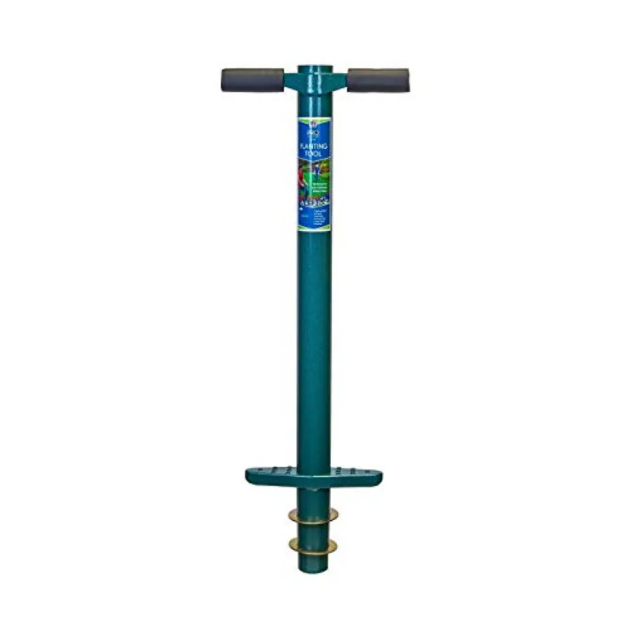 

5-IN-1 Lawn Tool and Garden Tool Bulb Planter Weeder Sod Plugger Annual Planter Soil Test
