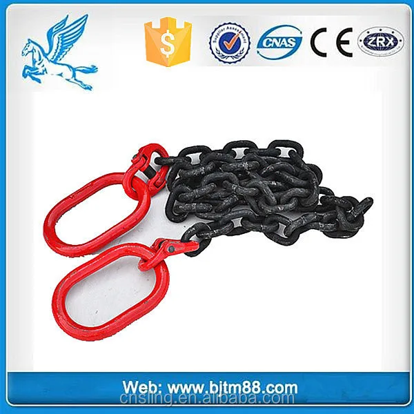 lifting ring chain rigging,crane chain slings