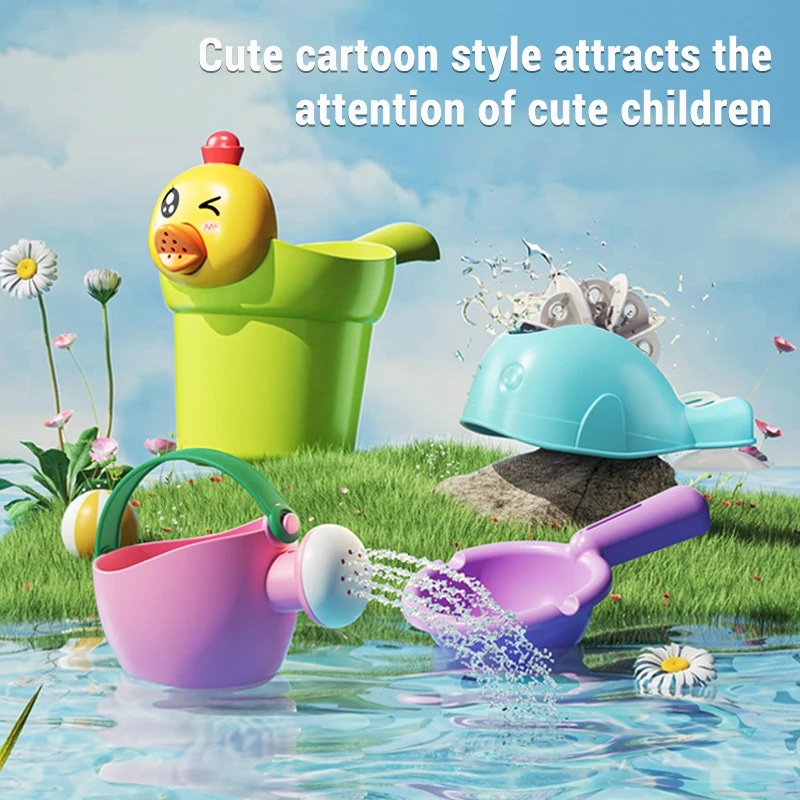 

Children Beach Toy Set Summer Pool Beach Outdoor Sand Boys Girls Durable Plastic Water Bucket Tools Interaction Game Toys Gifts