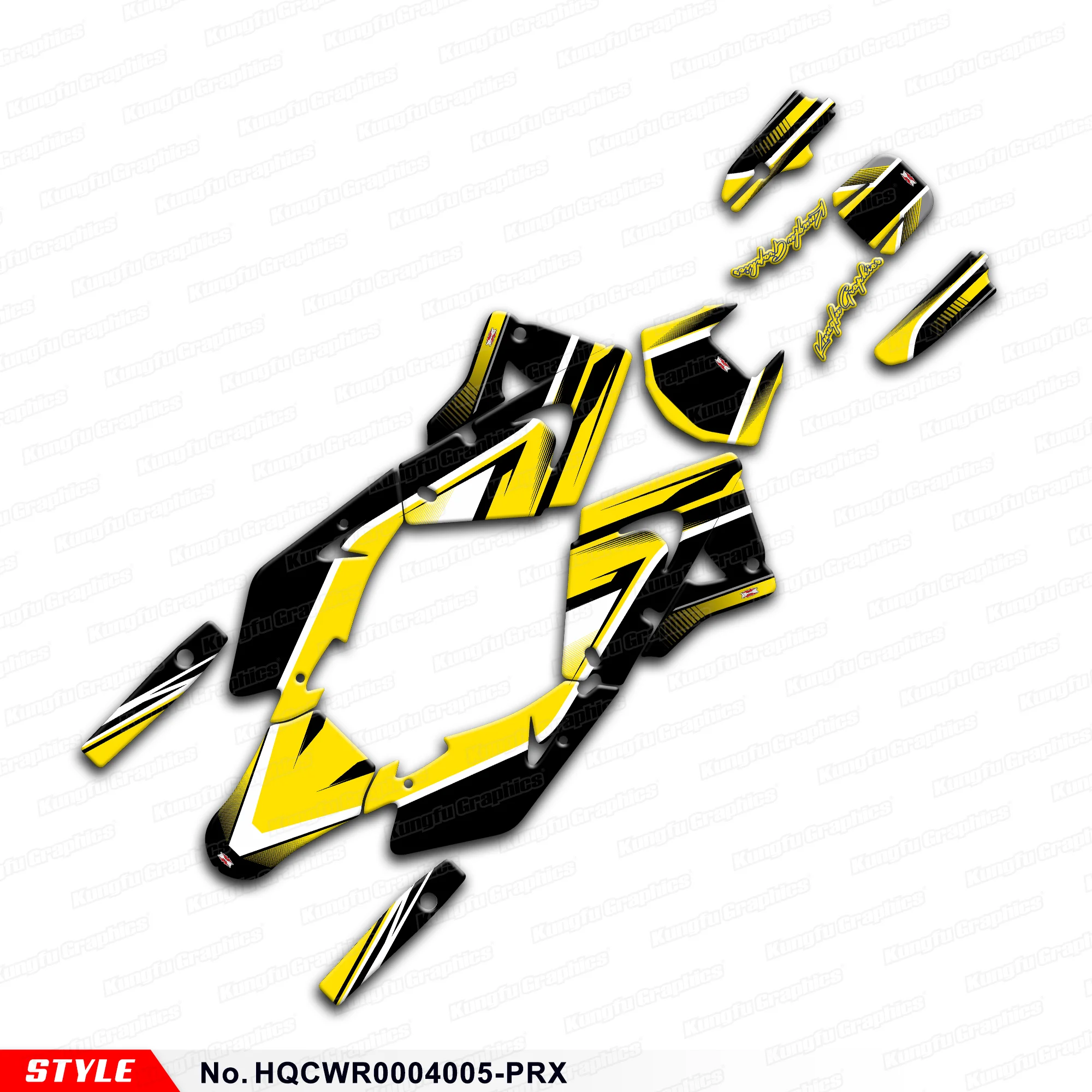 

JY RACING MX Graphics Racing Sticker для Husqvarna WR CR 125 250 450 2000 2001 2002 2003, HQCWR0004005-PRX