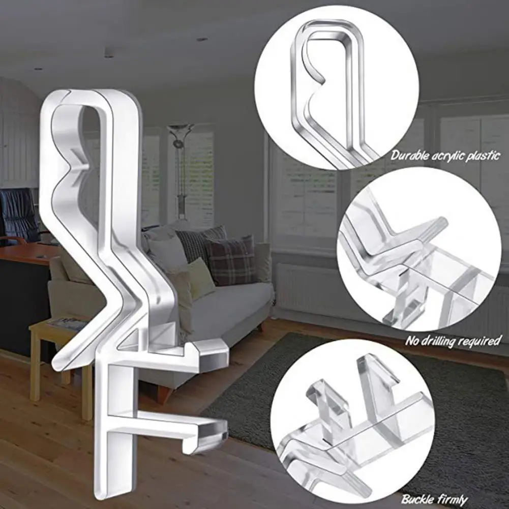 Window Blind Clips Plastic Valance Clips for Blinds Hidden Window Blind Replacement Clips Easy Installation Blind for Home