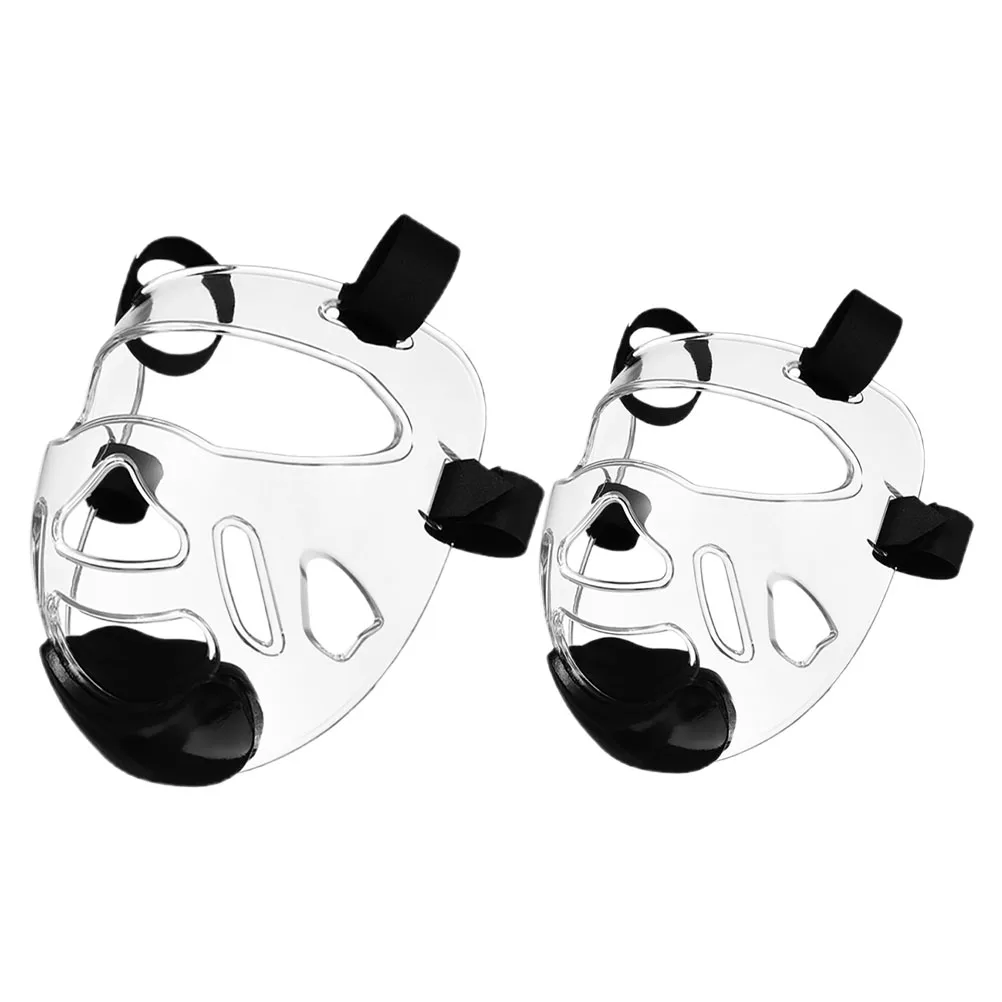 

2pcs Taekwondo Mask Sparring Face Protector Karate Kickboxing Child Wrestling Headgear Martial Gear