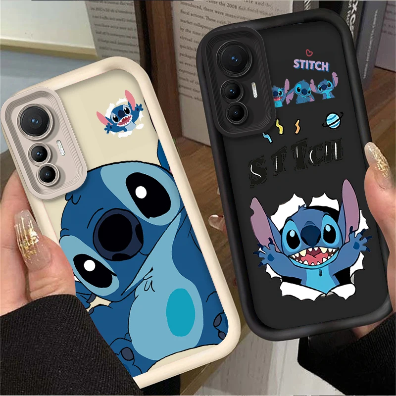 Etui Disney Stitch na Xiaomi Poco F7 F6 F5 F4 F3 M5s C65 C75 C71 X7 X6 X5 X4 GT X3 NFC M7 M6 Pro 4G 5G, odporne na wstrząsy, pełne pokrycie