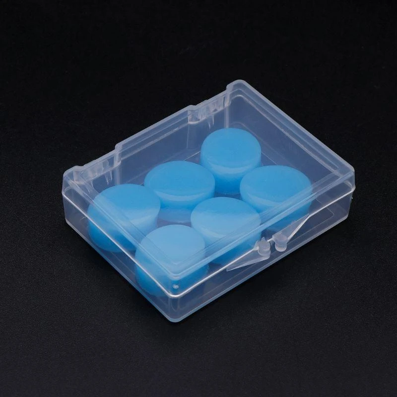 Silicone Earplugs Set of 6 Sound Blocking Lound Noise Waterproof for Women Men Reading Book in Public Supplies