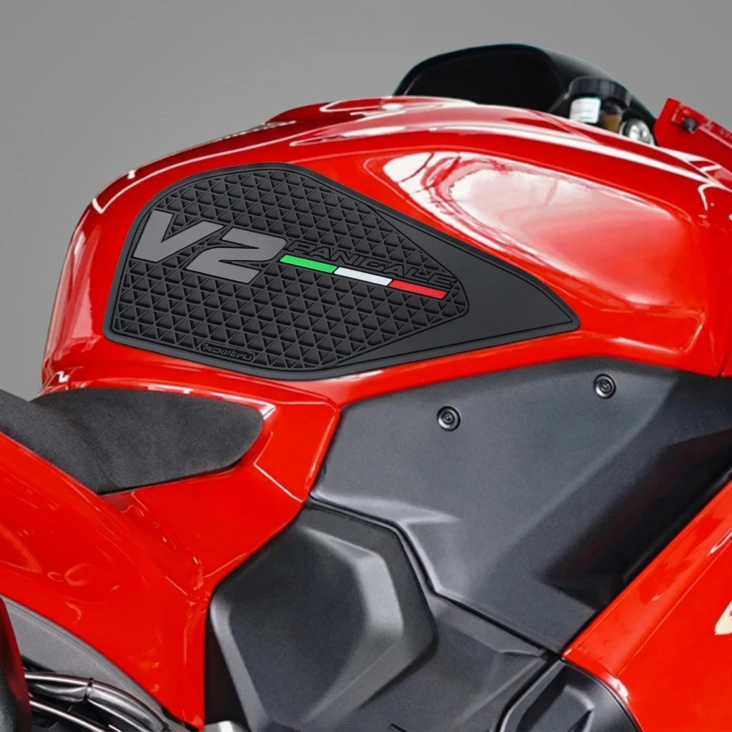For DUCATI Panigale V2 2025-2026 Non-slip Motorcycle Side Grips Tank Pad - Custom Fit for Enhanced Riding Experience