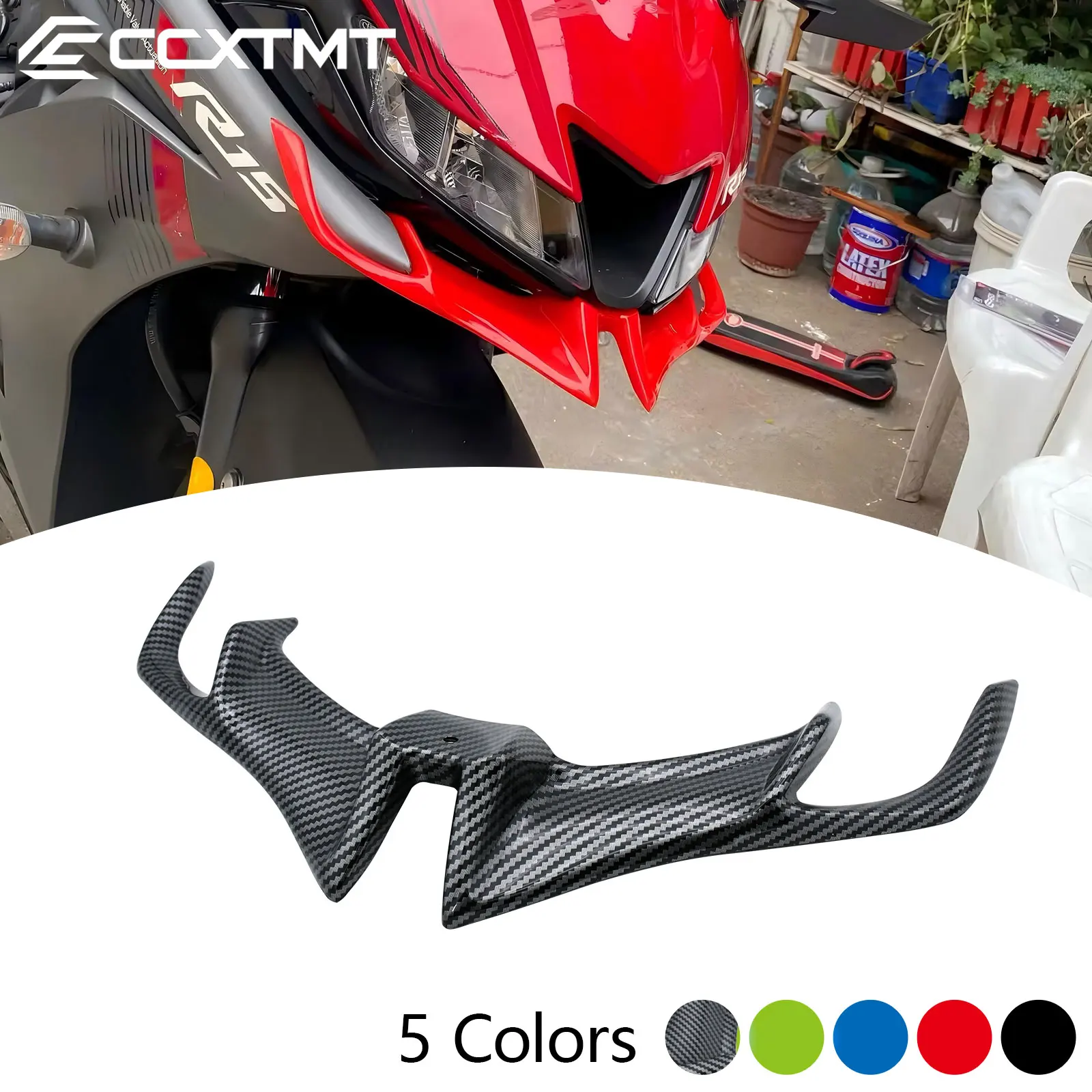 For Yamaha YZF R15 V3.0 2017-2020 2019 For BAJAJ Pulsar RS 200 RS200 Motorcycle Spoiler Stationary Wing Motorcycle Ailerons ABS