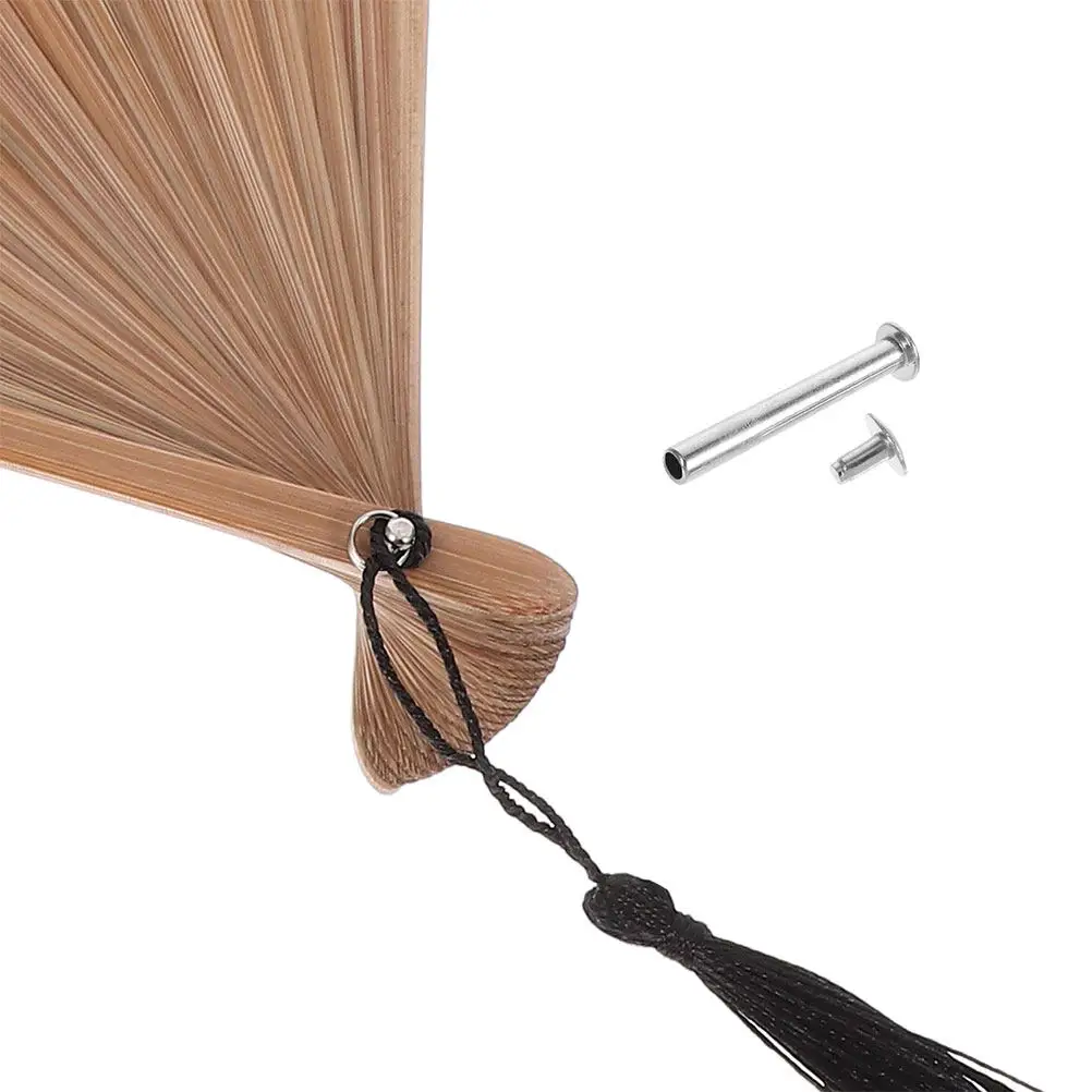 12 Sets Folding Fan Replacement Hardware Kit Fan Accessories Set Folding Fan Maintenance Paper Fan Repair Kit Hand Fan Fasteners