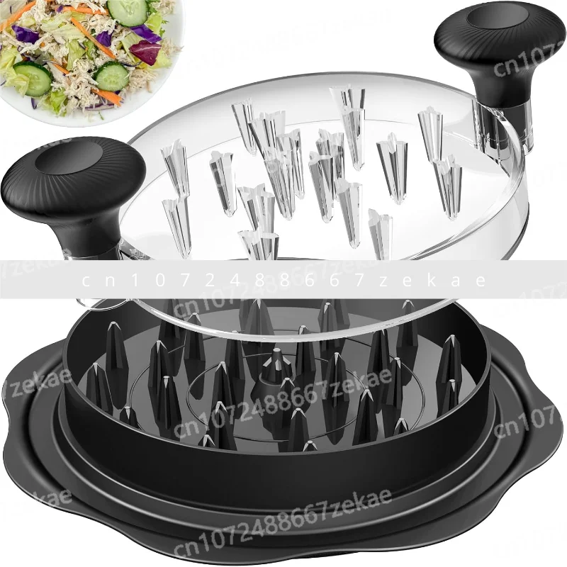 

Transparent cover Chicken breast shredder Supplementary food minced meat artifact Tools Household shredding separator