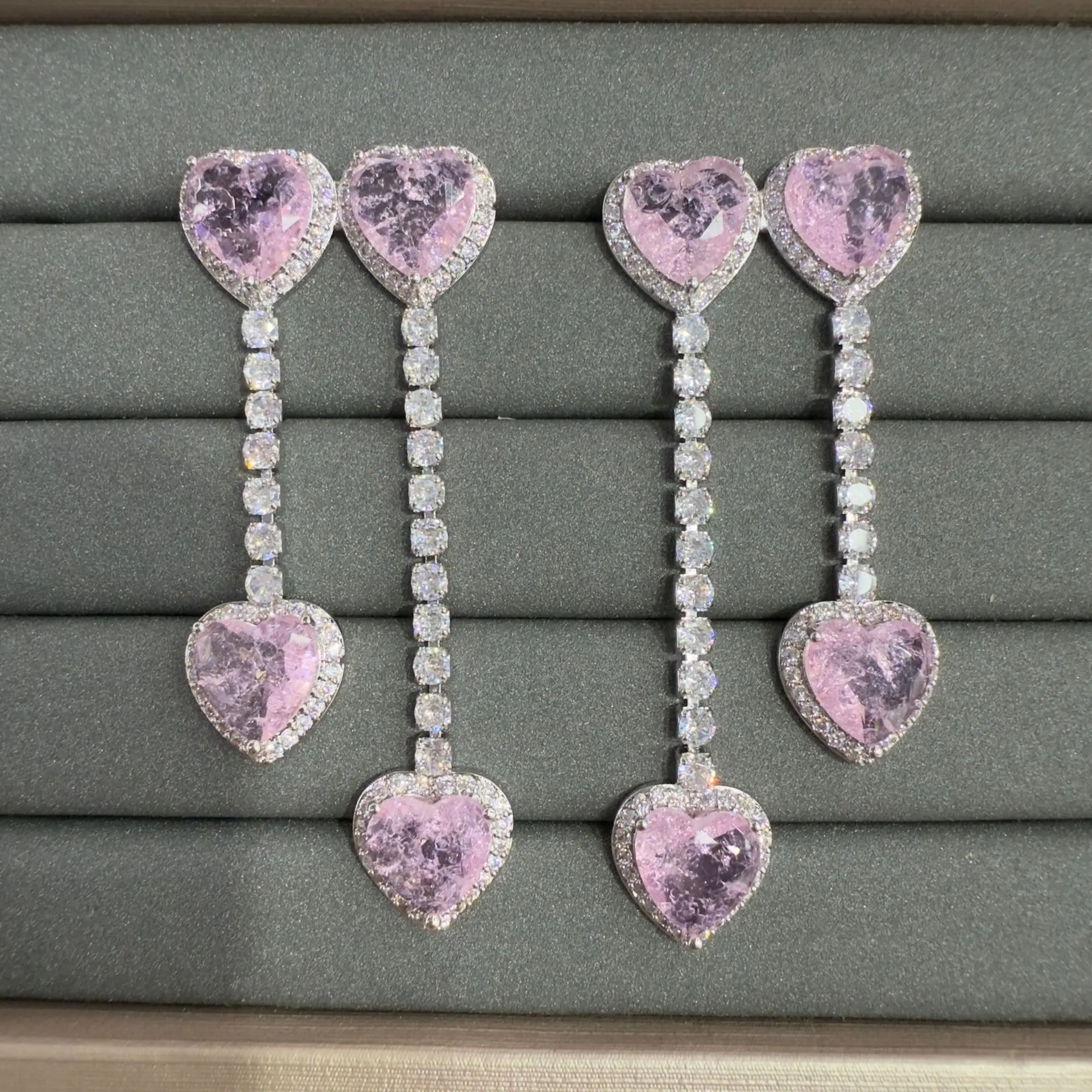 heart-dangling-earrings-for-women-cute-jewelry-light-pink-green-heart-drop-earrings-party-sweet-gift-female