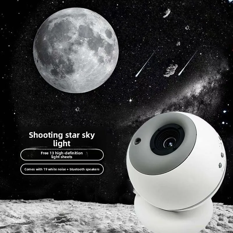 2026 Dynamic Galaxy Meteor Projector Night Light Basic Creative Gift Equipment For Home Bedroom Dorm Decor