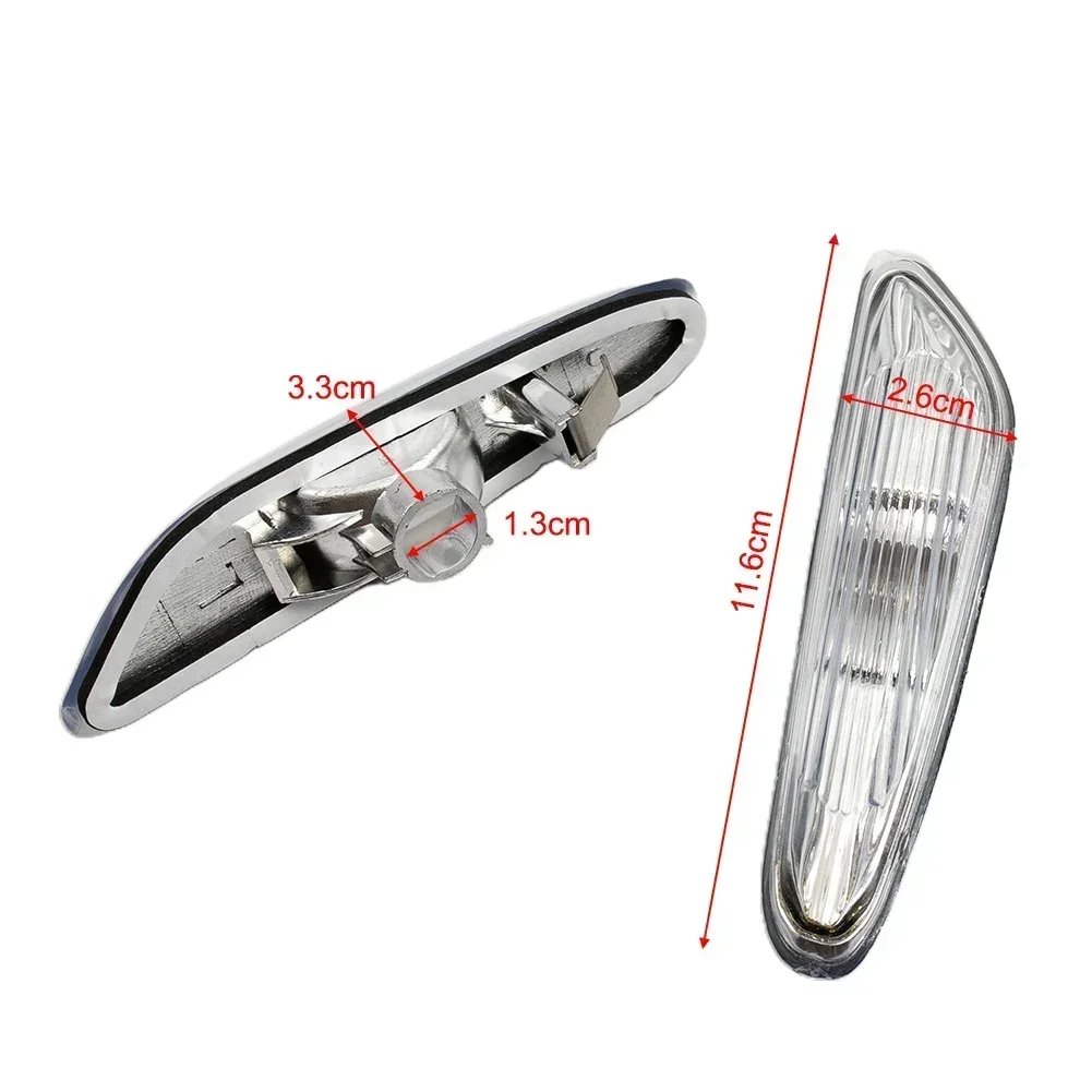 Indicator Side Marker Light 1 Pair Replacement Turn Signal 1 pair Auto For BMW 3 Series E46 2000-2005 Indicator