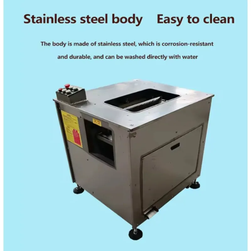 Picture 3: Fully Automatic Double-groove Oblique Fish Fillet Slicing Machine Stainless Steel Fish Meat Slicer Processing Machine