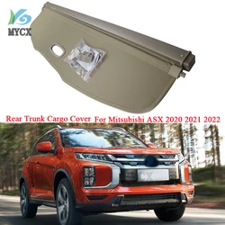 For Mitsubishi ASX 2020 2021 2022 Rear Trunk Cargo Cover Partition Curtain Screen Shade Security Shield Accessories Black