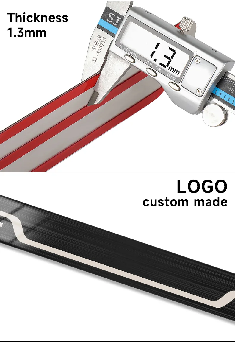 Edelstahl Auto-Türschwellenschutz Anti-Schmutz Aufkleber Abdeckung Dekoration Außen Anti-Kick Pedal Dekoration Zubehörteile – Detail 10