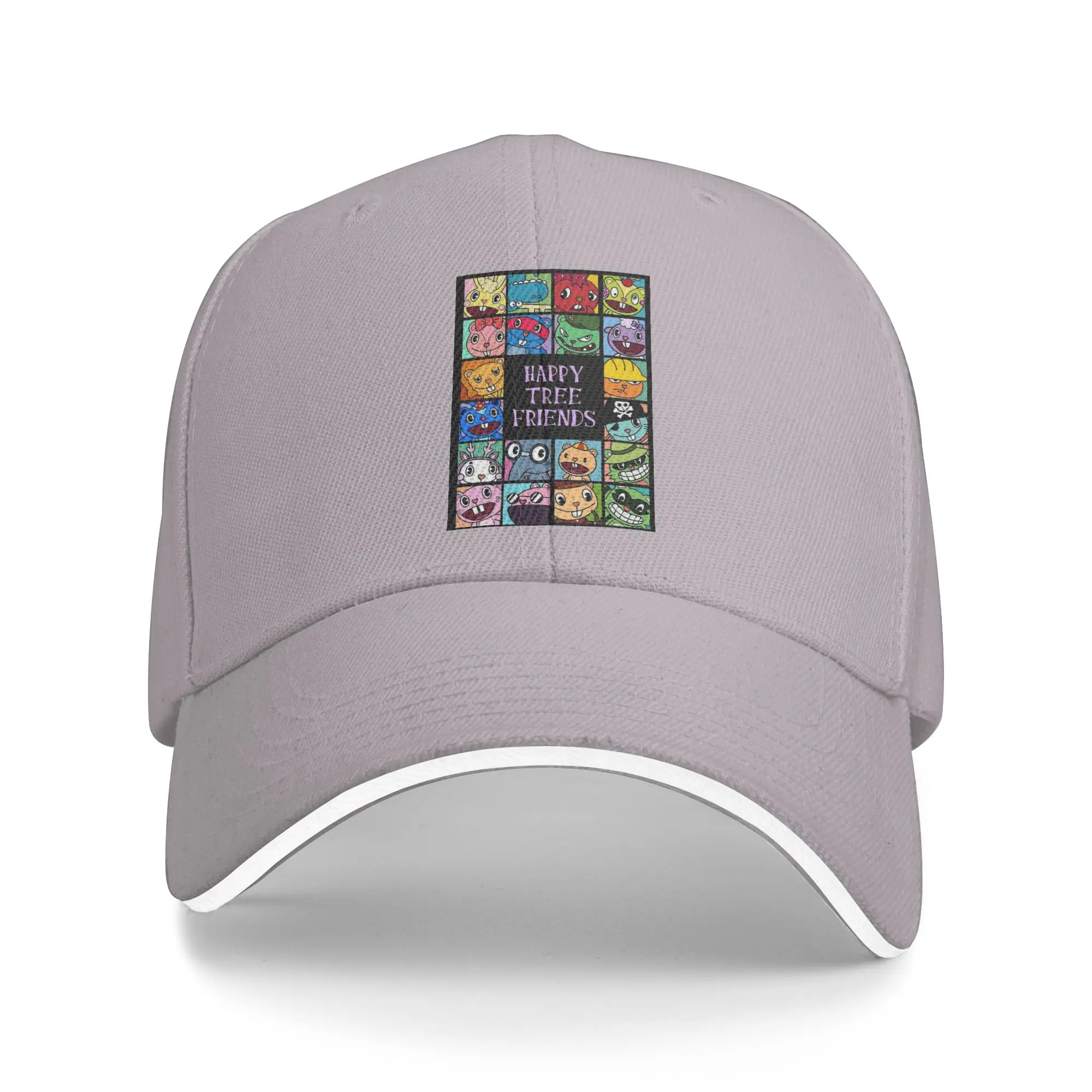 Happy Tree Friends Cap Casual Baseball Caps Adjustable Hat Hip Hop Summer Unisex Baseball Hats Customizable Polychromatic