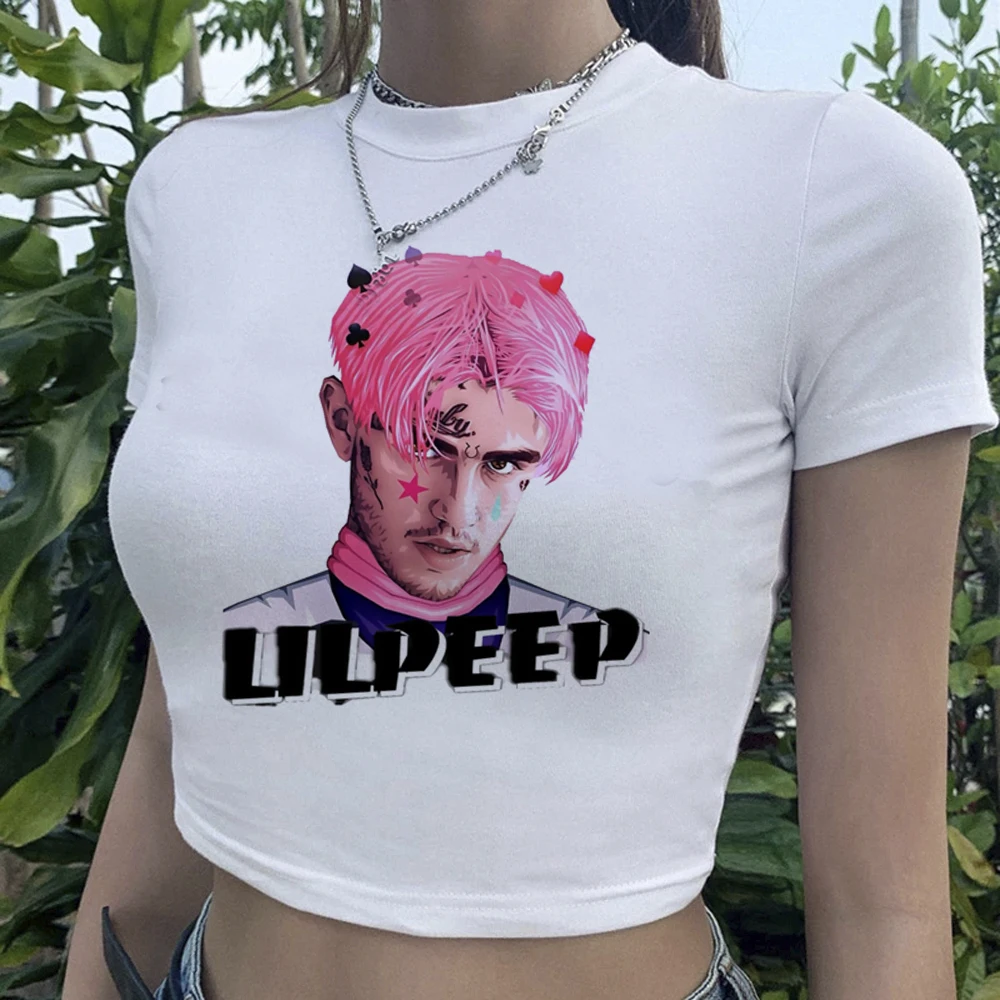 Lil Peep camiseta ropa mujer tumblr harajuku camisetas gráficas mujeres 2022 Camiseta estampada camiseta vintage