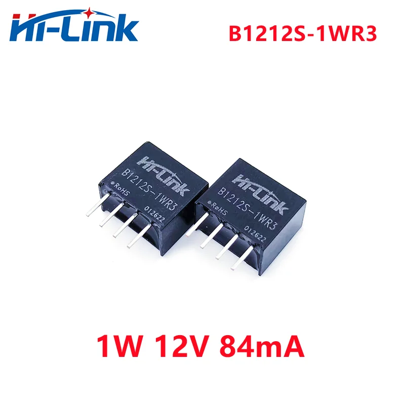 Hi-Link ในครัวเรือน 20 ชิ้น/ล็อตฟรีเรือ 12V DCDC แยก Converter B1212S-1WR3 1W 84mA Output Switching Power Supply โมดูล UL/CE