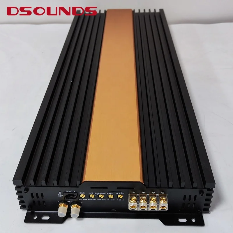 4000 Wrms bei 1 Ω Bass-Auto-Verstärker, koreanisches Design, Mono-Block-Auto-Audio-Verstärker für Auto-Subwoofer